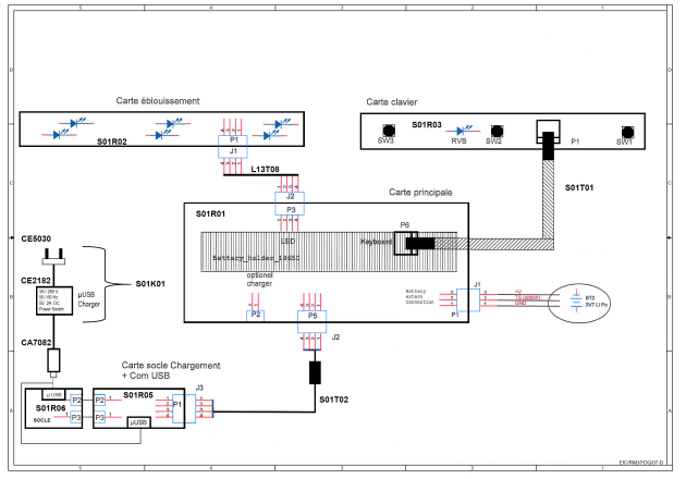 Lumiz 100 - Sch&eacute;ma &eacute;lectrique